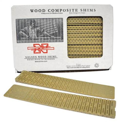 Nelson Pre-scored Composite Shims (32 Per Box), 8